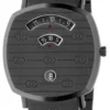 Gucci Grip Quartz Grey Dial Grey Steel Strap Watch For Men - YA157429