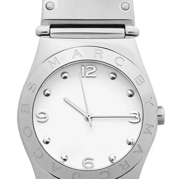Marc_By_Marc_Jacobs-MBM3030 Marc Jacobs White Dial Silver Steel Strap Watch for Women - MBM3030