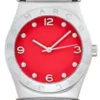 Marc Jacobs Classic Red Dial Silver Steel Strap Watch for Women - MBM3031