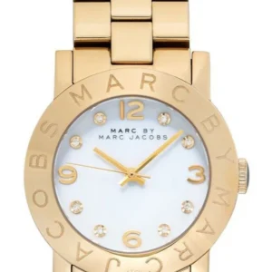Marc_By_Marc_Jacobs-MBM3056-474919_de14f169-250b-4395-99f3-979010a1859d Marc Jacobs Amy White Dial Gold Steel Strap Watch for Women - MBM3056