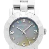 Marc_By_Marc_Jacobs-MBM8608-177477 Marc Jacobs Amy Analog Mother of Pearl Grey Dial Silver Steel Strap Watch for Women - MBM8608