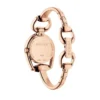 Monaco-Gucci-Horsebit-YA139508_003 Gucci Horsebit Collection Diamonds Mother of Pearl Dial Rose Gold Steel Strap Watch For Women - YA139508