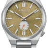 NK5010-51X_0dc27d38-3e17-4234-8590-3172ec4086c0 Citizen Tsuyosa Automatic Titanium Yellow Dial Silver Steel Strap Watch For Men - NK5010-51X