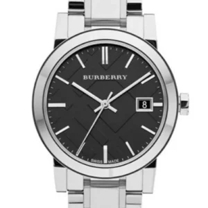 New-Project-1-4-1 Burberry The City Black Dial Silver Stainless Steel Strap Watch for Women - BU9001