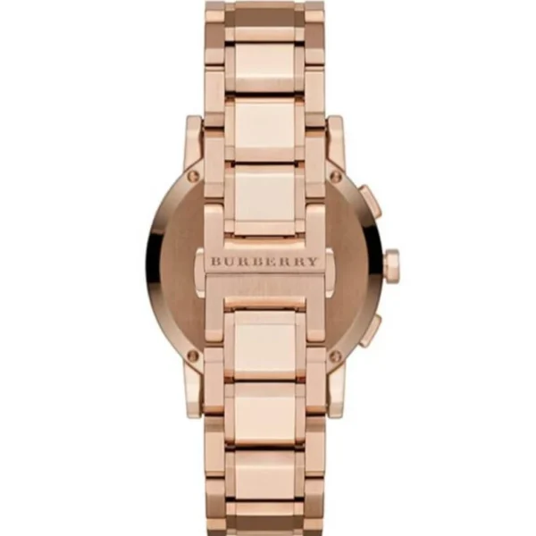 New-Project-9_aae7f7e4-f486-4348-b5be-bc45bf89b86a Burberry The City Nude Dial Rose Gold Steel Strap Watch for Women - BU9228