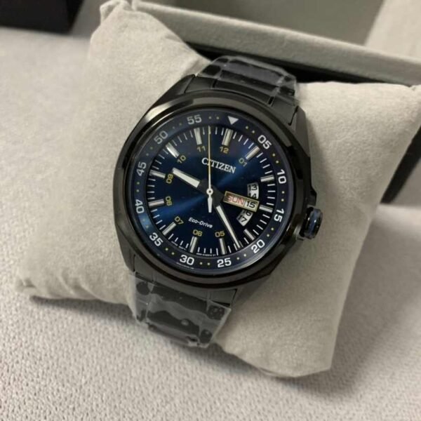 O1CN01vrx29D1XE7nicgS3p___72092891.jpg_q50s50-278290 Citizen Eco Drive Blue Dial Black Steel Strap Watch For Men - AW0024-58LB