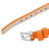 R41321f6-910313 Gucci G-Frame Square Mother of Pearl Orange Dial Orange Leather Strap Watch For Women - YA128532