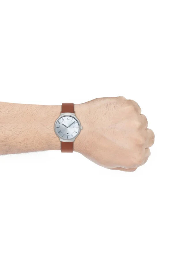 SKW6522--5--1611227696 Coach Slim Easton Silver Dial Brown Leather Strap Watch for Women - 14502694