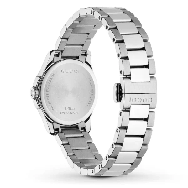V-290376805_1_800 Gucci G Timeless Silver Dial Silver Steel Strap Watch For Women - YA126523