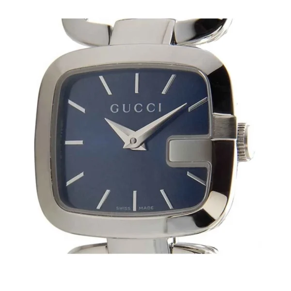 YA125508-1-675729 Gucci G Gucci Blue Dial Silver Steel Strap Watch For Women - YA125508