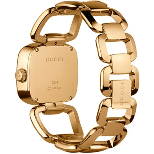 YA125513-2__23828.1549015768_d6d23d95-8182-438b-ac06-4d18ad674e00-236807 BRAND, SELLER, OR COLLECTION NAME Gucci MODEL NUMBER YA1264077 PART NUMBER YA1264077 ITEM SHAPE Round DISPLAY TYPE Analog CLASP Tang Buckle CASE DIAMETER 38 millimeters CASE THICKNESS 9 millimeters BAND MATERIAL Leather BAND WIDTH 19 millimeters BAND COLOR Multi DIAL COLOR Multi MOVEMENT Quartz