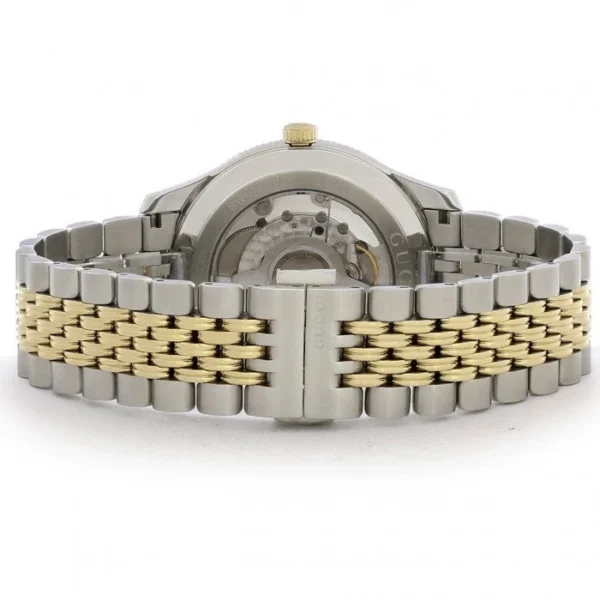 YA126356_2_0715c4e3-7921-4d98-a099-e1bc7b1ef2c0 Gucci G Timeless Automatic White Dial Two Tone Steel Strap Watch for Men - YA126356