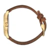 YA126451_02_0595c7d7-3c7a-4110-a142-c17228f94145 Gucci G Timeless Quartz Two Tone Dial Brown Leather Strap Watch For Men - YA126451B