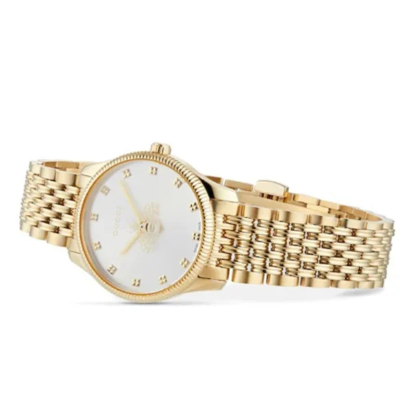 YA1265021-4 Gucci G Timeless Mother of Pearl Dial Gold Steel Strap Watch For Women - YA1265021