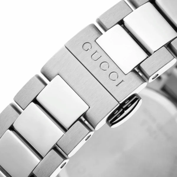 Gucci G Timeless Pink Dial Silver Steel Strap Watch For Women - YA126524