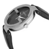 YA133205-2_cf871aba-eb7a-4ad6-89d5-9af7e913529c Gucci Interlocking G Iconic Black Dial Black Leather Strap Watch For Men - YA133205