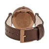 Gucci Interlocking Brown Dial Brown Leather Strap Watch For Women - YA133309