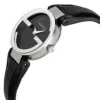YA133501-2_409bf0f3-dbcb-45c5-b5bb-8cbd60def867 Gucci Interlocking G Iconic Black Dial Black Leather Strap Watch For Men - YA133205