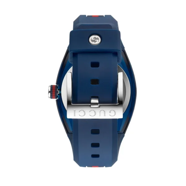 YA137304-1-scaled Gucci Sync Quartz Blue Dial Blue Rubber Strap Watch For Men - YA137304