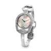 YA139505_02 Gucci Horsebit Collection Diamonds Mother of Pearl Dial Silver Steel Strap Watch For Women - YA139505
