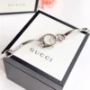 YA139506_20_2 Gucci Horsebit Collection Diamonds Mother of Pearl Dial Silver Steel Strap Watch For Women - YA139506