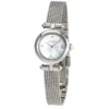 YA141512-1_1 Gucci Diamantissima Diamonds Mother of Pearl Dial Silver Mesh Bracelet Watch for Women - YA141512