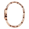 aeedf318-7d30-4e1f-88af-e6ea1b2d230d_751cfef5-ca23-41c4-8bed-b33bb564a207 Gucci G Gucci Diamonds Black Dial Rose Gold Steel Strap Watch For Women - YA125409