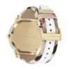 afae2396-5d69-44aa-ba66-143fd3f6f2e6-456500_3a67b4b3-e4ac-464b-91fd-37b391f021ce Burberry The City White Dial White Leather Strap Watch for Women - BU9015