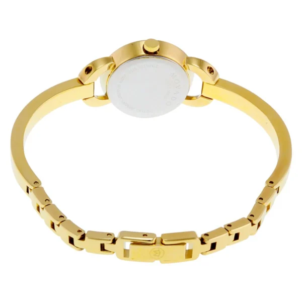 anc3a5ptp9jq9mfe6x0t Movado Rondiro Mother of Pearl Dial Gold Steel Strap Watch For Women - 0606889
