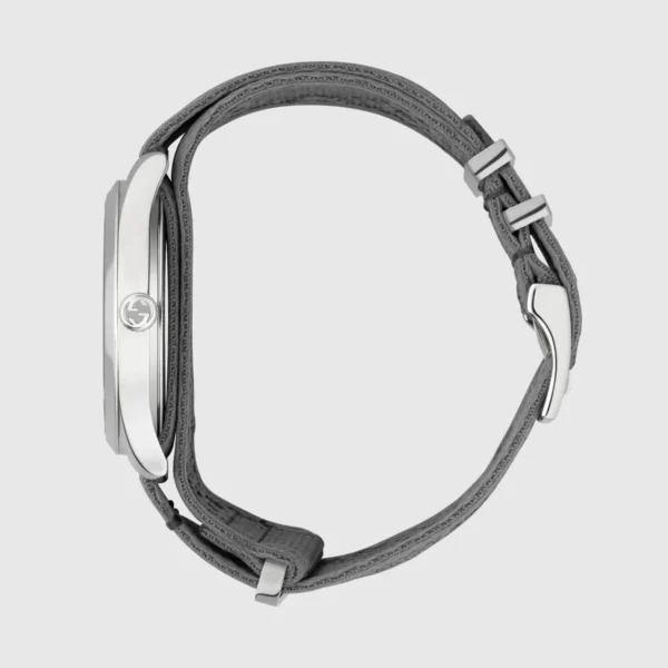 Gucci G Timeless Quartz White Dial Grey NATO Strap Watch For Women - YA1264184