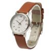 b23aa12e9b8ca41daa2cb6009f48888a-788048 Marc Jacobs Baker White Dial Brown Leather Strap Watch for Women - MBM1270