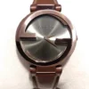 Gucci Interlocking Brown Dial Brown Leather Strap Watch For Women - YA133309