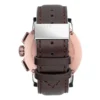 Gucci G Chrono Black Dial Brown Leather Strap Watch For Men - YA101202