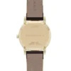 Burberry The City Gold Dial Black Leather Strap Watch for Men - BU9032