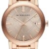 Burberry The City Rose Gold Dial Rose Gold Steel Strap Watch for Women - BU9034