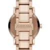 Burberry The City Rose Gold Dial Rose Gold Steel Strap Watch for Women - BU9034