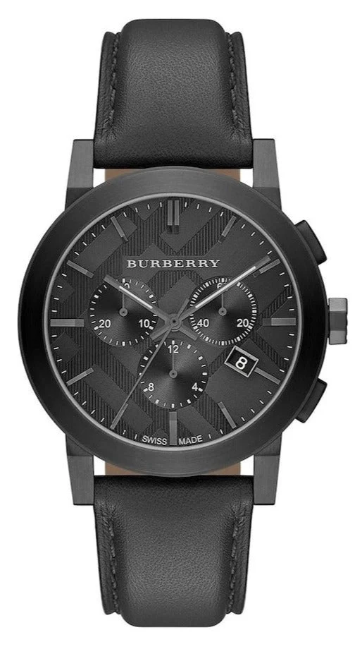 burberry-bu9364-erkek-kol-saati-kc4463492-1-bb7486645ec24a4a8dac6c867ebaabac Burberry The City Black Dial Black Leather Strap Watch for Men - BU9364