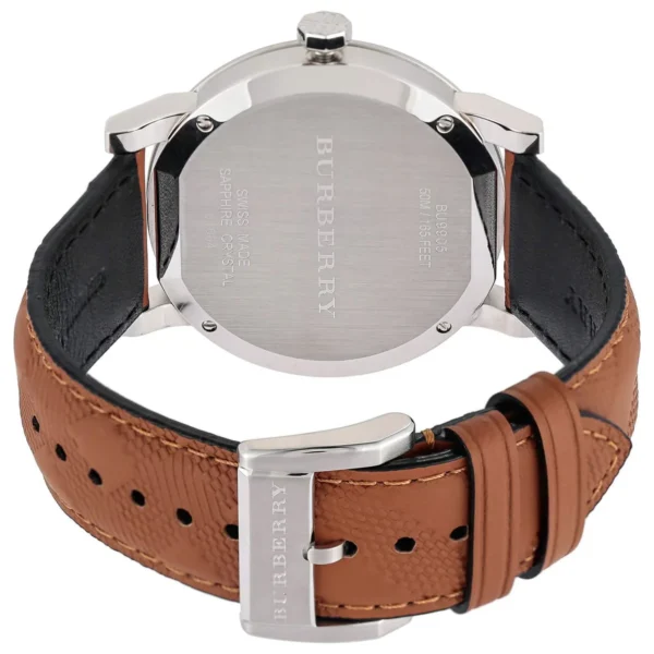 buy-burberry-the-city-brown-leather-strap-silver-dial-chronograph-quartz-watch-for-gents-bu-9904-6-517211 Burberry The City Silver Dial Brown Leather Strap Watch for Men - BU9904