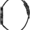 Calvin Klein Even Maroon Dial Black Leather Strap Watch for Men - K7B214CP