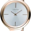 calvin-klein-k4u23626-153313-17-B Calvin Klein Lively White Dial Rose Gold Steel Strap Watch for Women - K4U23626
