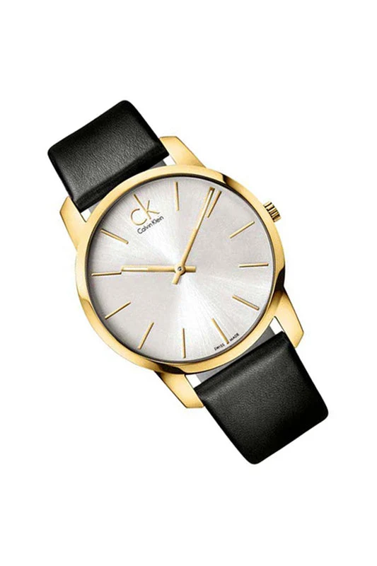 calvin_klein-naruchnye_chasy-1b Calvin Klein City Silver Dial Black Leather Strap Watch for Men - K2G21520