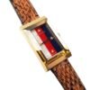 camino-japan_g-000865_2-627419 Gucci G-Frame Mother of Pearl Dial Brown Leather Snakeskin Strap Watch For Women - YA147402