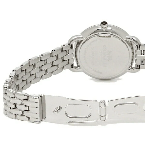 co-14502781_2 Coach Delancey Slim Silver Dial Silver Steel Strap Watch for Women - 14502781