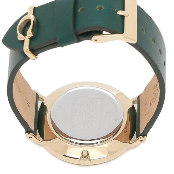 co-14503383_7 Coach Perry Green Dial Green Leather Strap Watch for Women - 14503383-C