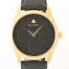 com_mall_1340082_GZl110ia_3 Gucci G Timeless Quartz Black Dial Black Leather Strap Watch For Women - YA1264034A