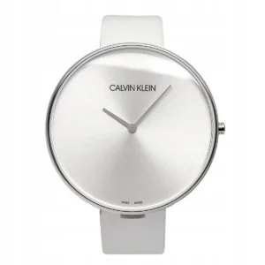 com_original_1172ce_2b5b33f7440cba6b75e115f2cd4f Calvin Klein Full Moon White Dial White Leather Strap Watch for Women - K8Y231L6