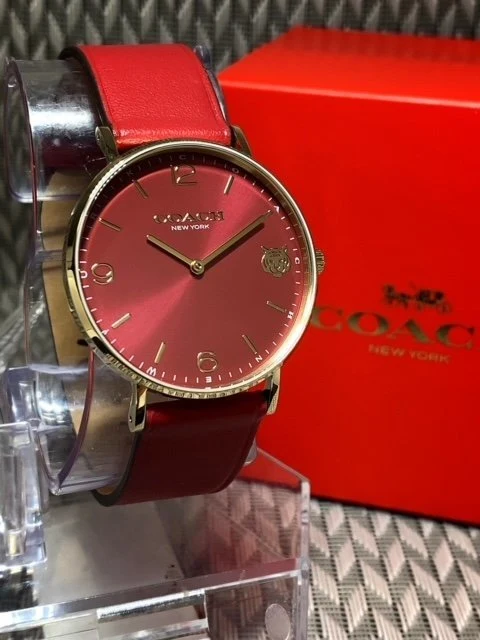 d1063835372.4_ff304024-934b-438d-aeed-a1e234123763 Coach Perry Red Dial Red Leather Strap Watch for Women - 14503867