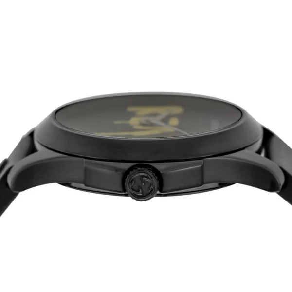 d94704f8-9006-4edd-9558-5620b55fb548 Gucci G Timeless Ghost Black Dial Black Rubber Strap Unisex Watch - YA1264017