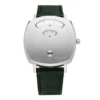 detail_2289079_112_500-559637 Gucci Grip Quartz Silver Dial Green Leather Strap Unisex Watch - YA157406
