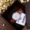 Coach Delancey White Dial Floral Brown Leather Strap Watch for Women - 14502761